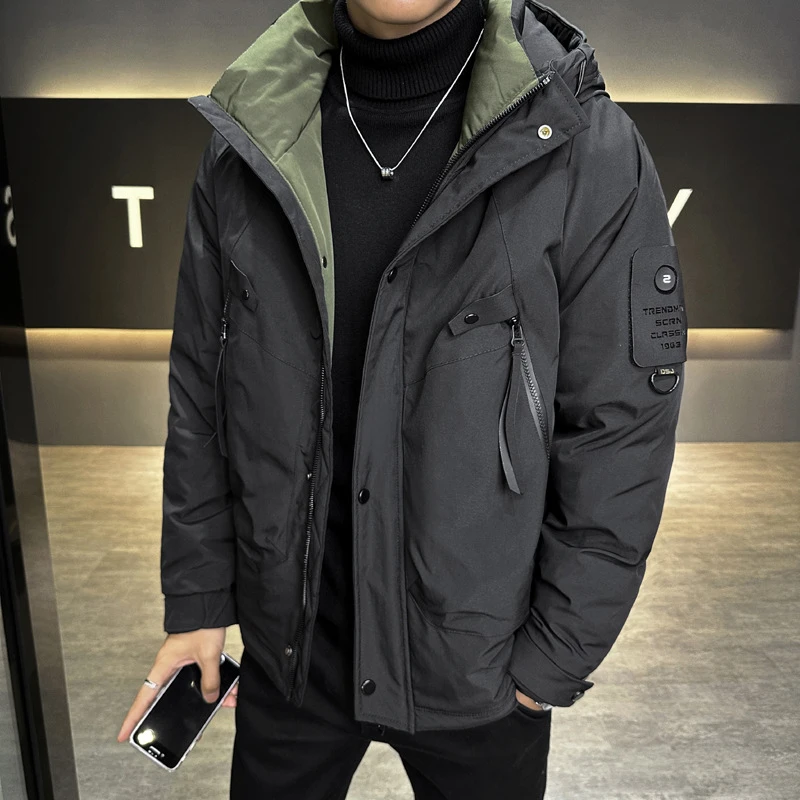 波司登冲锋衣工装羽绒服男2023冬季新款韩版青年高品质时尚潮流保