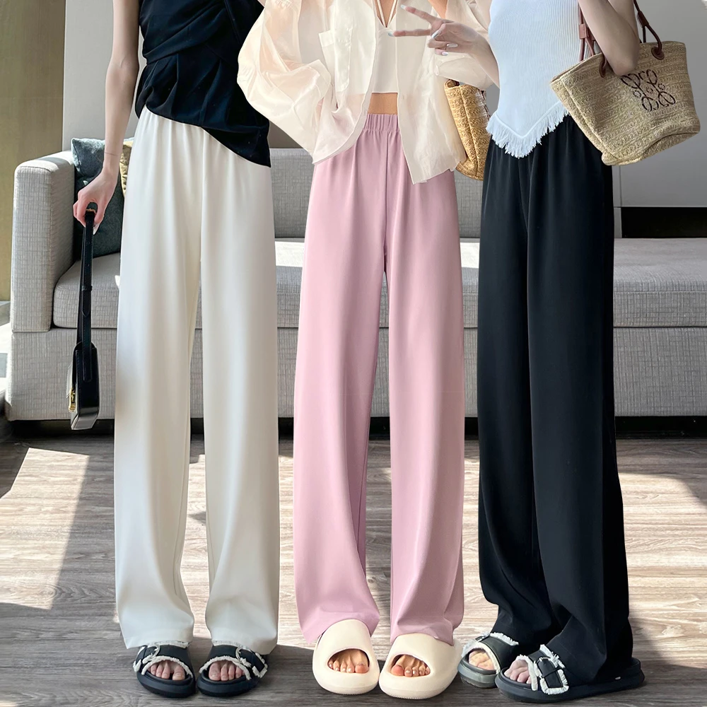 高个子加长版西装阔腿裤女春夏款175cm高腰宽松垂感拖地休闲长裤