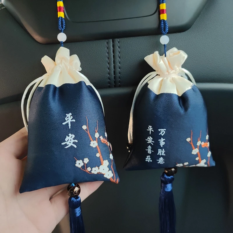 汽车活性炭包民族风炭包新车去异味炭包车内饰品摆件挂件