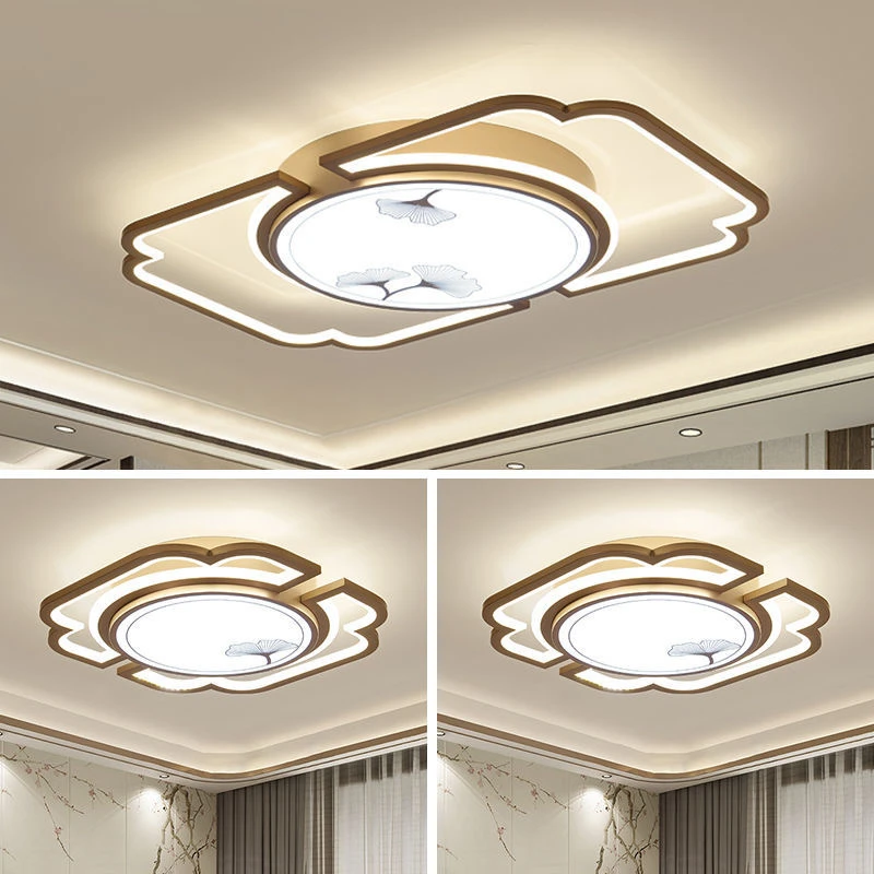 现代中式吸顶灯客厅灯中国风卧室餐厅灯家用超亮智能新款led灯具