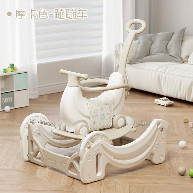 babysoul香蕉摇摇车宝宝无毒婴儿两用儿童生日周岁礼物防摔木马