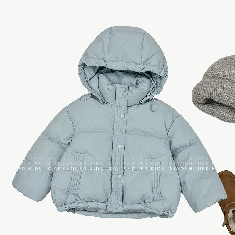 【小首尔】现货-qc8儿童保暖90白鸭绒羽绒服冬季连帽外套MPG5325