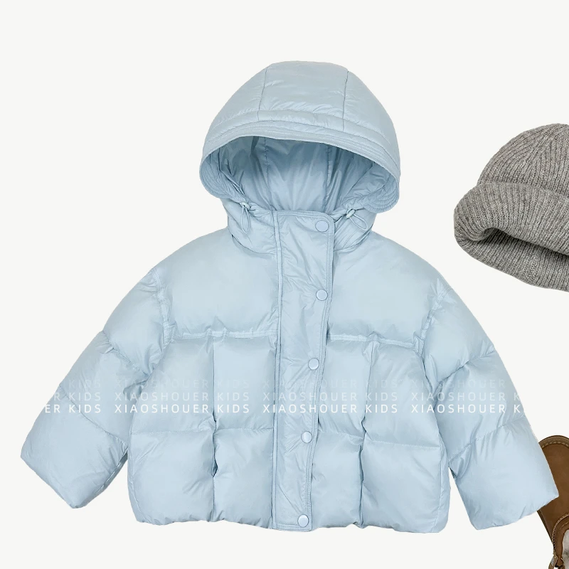 【小首尔】现货-qc5男童韩版潮流棉服冬季保暖加厚连帽棉袄HBB6597