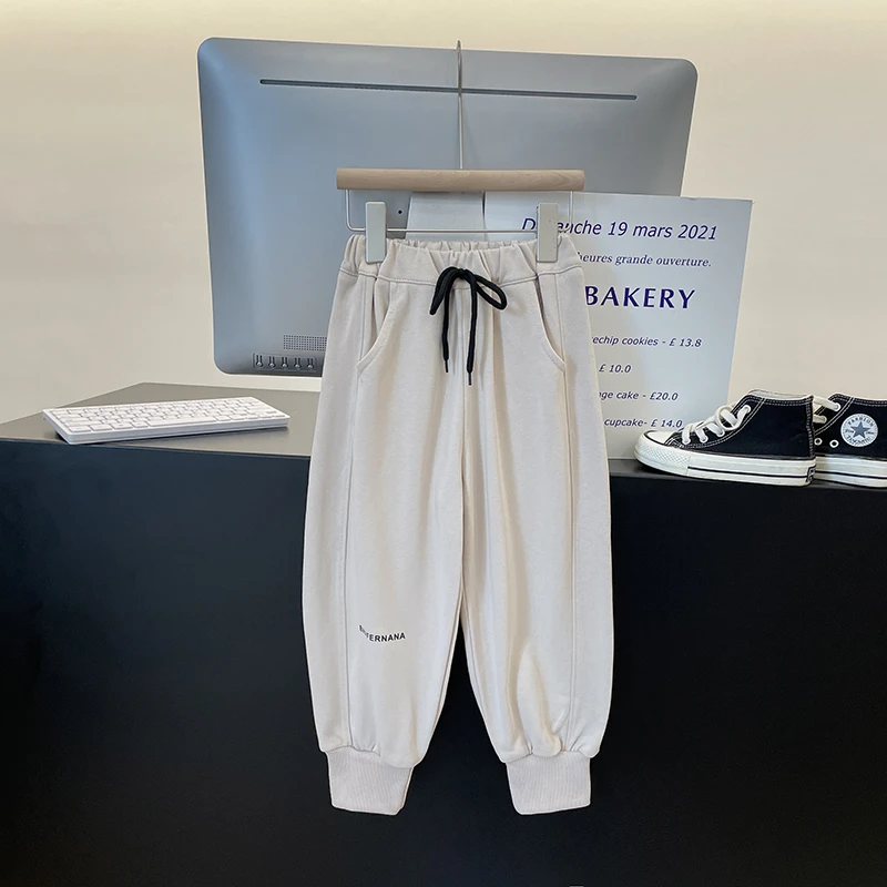 【小首尔】现货-秋装儿童韩版休闲束脚裤子HSS5284