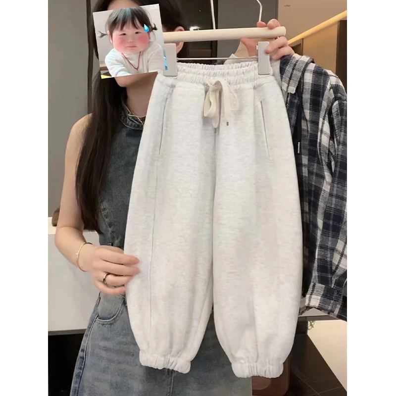 【小首尔】现货-男童韩版简约休闲卫裤秋百搭舒适宽松裤子HBB5440