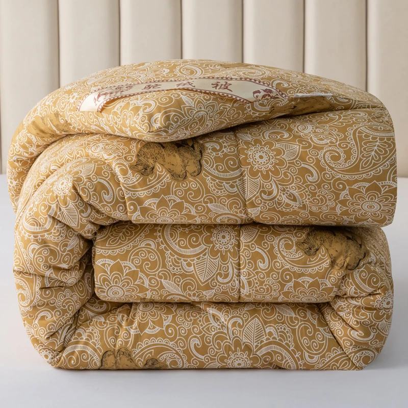 速热驼纤绒被子冬被加厚保暖双人被春秋被单人学生宿舍冬天棉被芯