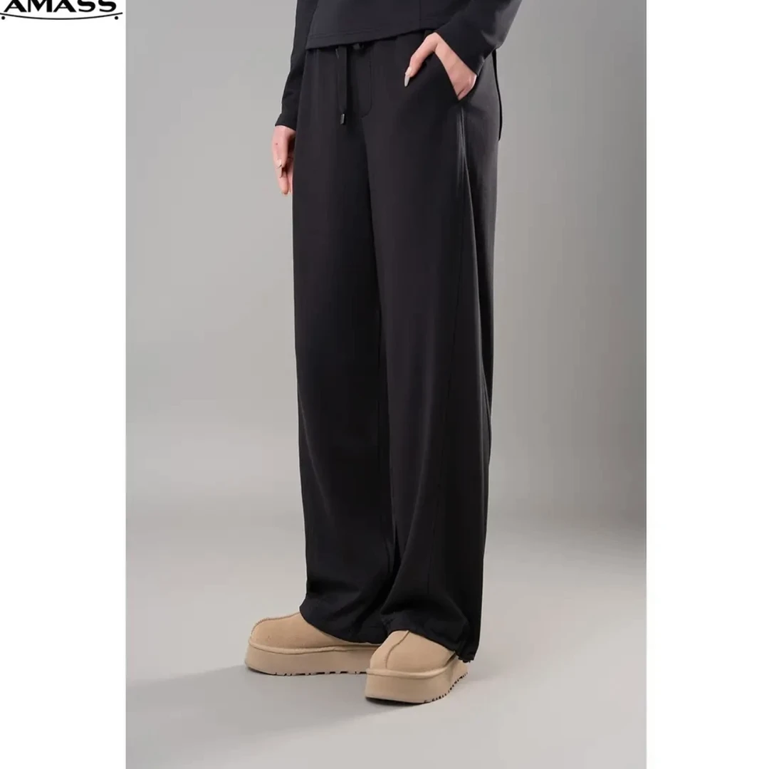 AMASS/阿玛施春秋新款运动瑜伽面料垂感休闲裤女舒适宽松 5100515