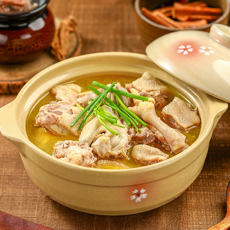 雄二1300g鸡汤大罐汪集土鸡汤武汉特产瓦罐速食加热即食罐头礼盒