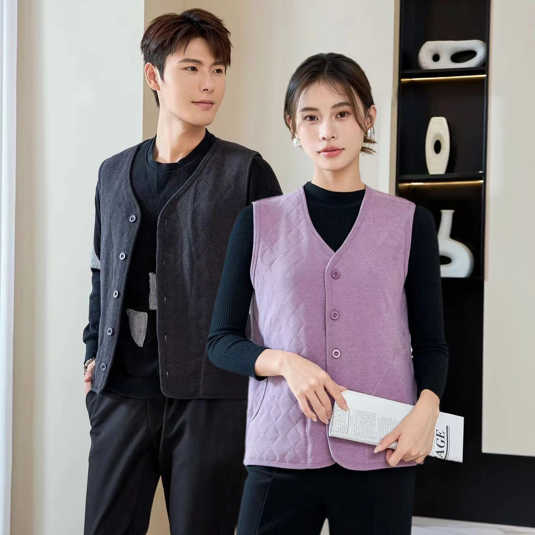 100%羊毛马甲坎肩男女秋冬加厚保暖马夹正品羊毛羊毛真羊毛马夹