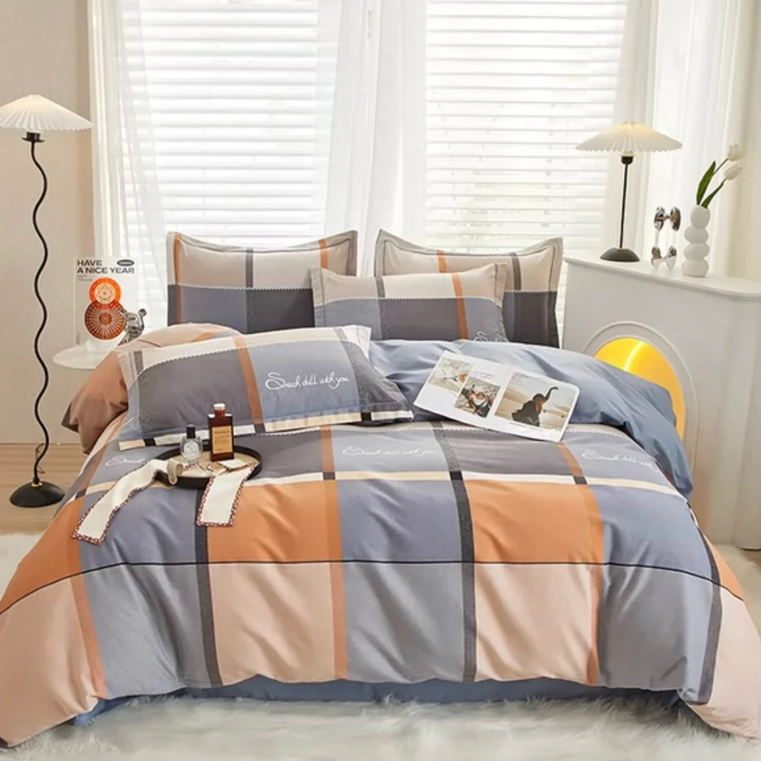 【单被套】哈伦咖加厚斜纹棉花尺寸2x2.3全棉柔软舒适轻奢