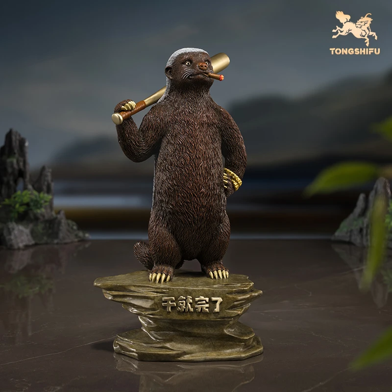 铜师傅摆件《干就完了》2Kg×1个客厅桌面铜摆件 家居装饰工艺品