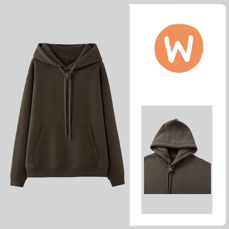 新款气质宽松休闲男连帽卫衣男秋M31001