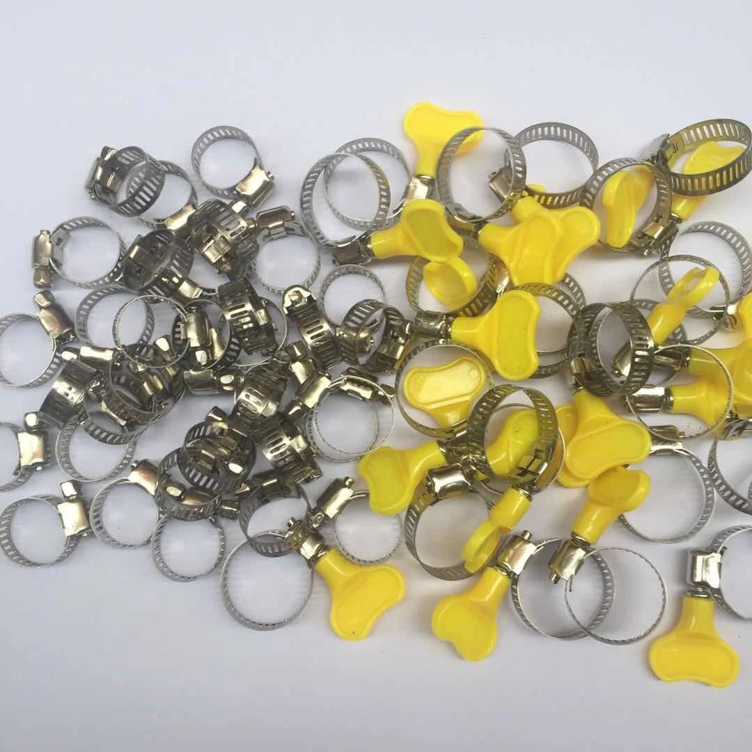 带柄喉箍包邮管箍管夹紧固件水管夹煤气管夹子不锈钢卡箍卡扣手拧