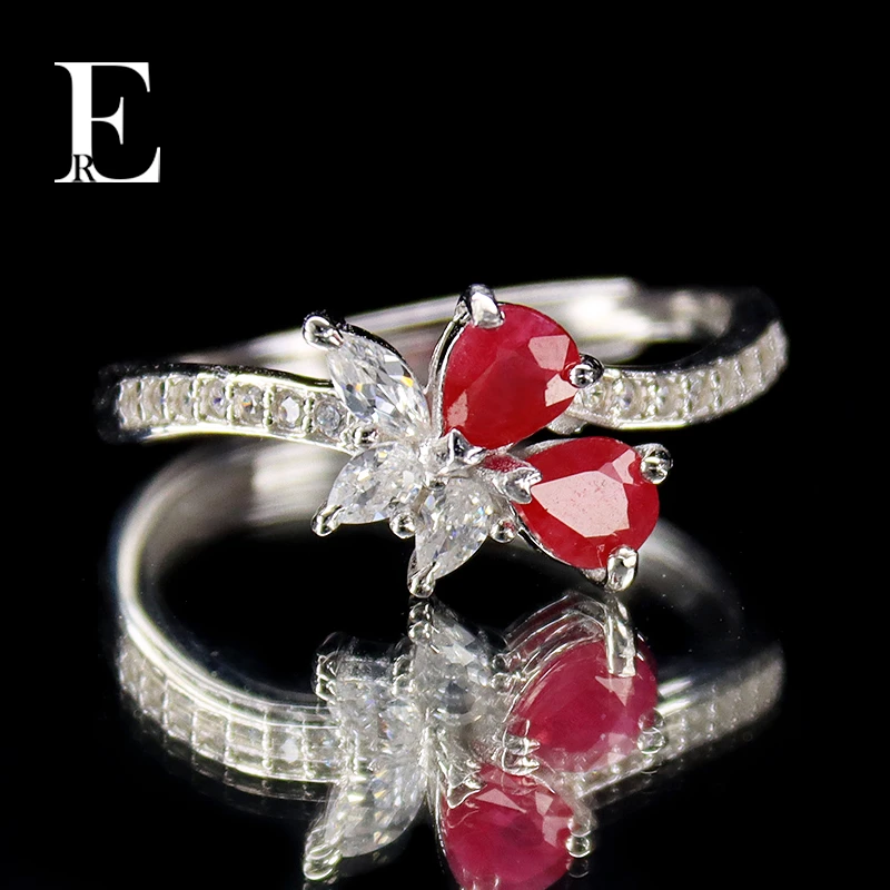 ER珠宝 时尚百搭气质优雅设计师款戒指红宝石戒指W2203110202