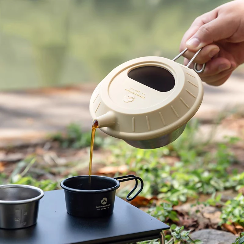 CAMPINGMOON柯曼雪拉碗硅胶壶盖S-GH耐高温雪拉碗茶壶咖啡手冲壶