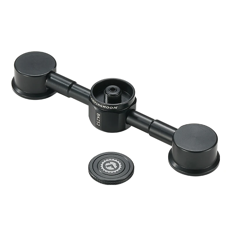 柯曼高山便携二供一转接头精工品质多用炉头转接配件黑化装备