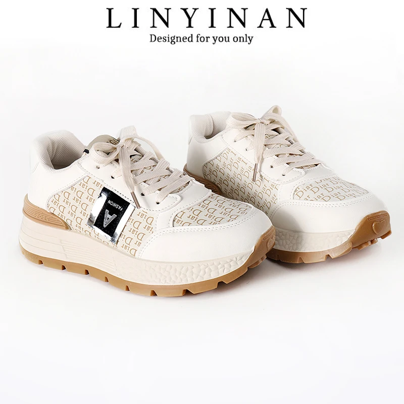 2025新款复古小香风厚底时尚百搭休闲鞋003