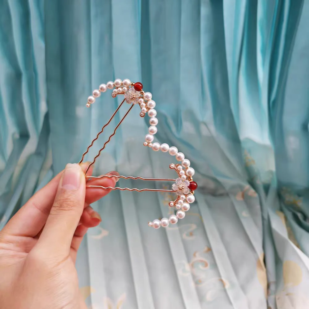 袍子的杂货铺 原创汉服古风配饰小钗简约日常簪子百搭小插梳