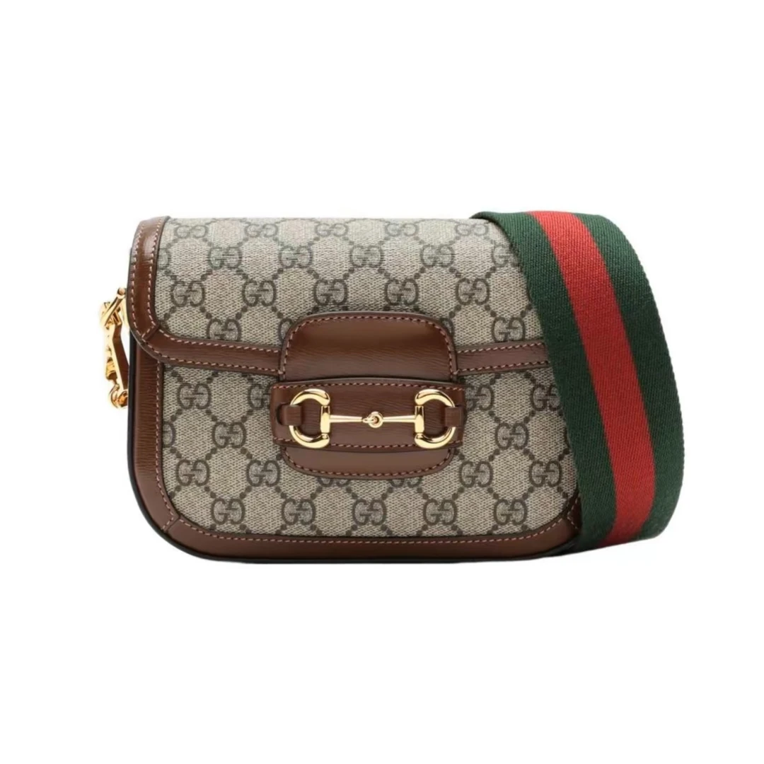 99新 GUCCI/古驰 gucci 古驰1955系列马鞍包迷你马衔扣斜挎包经典