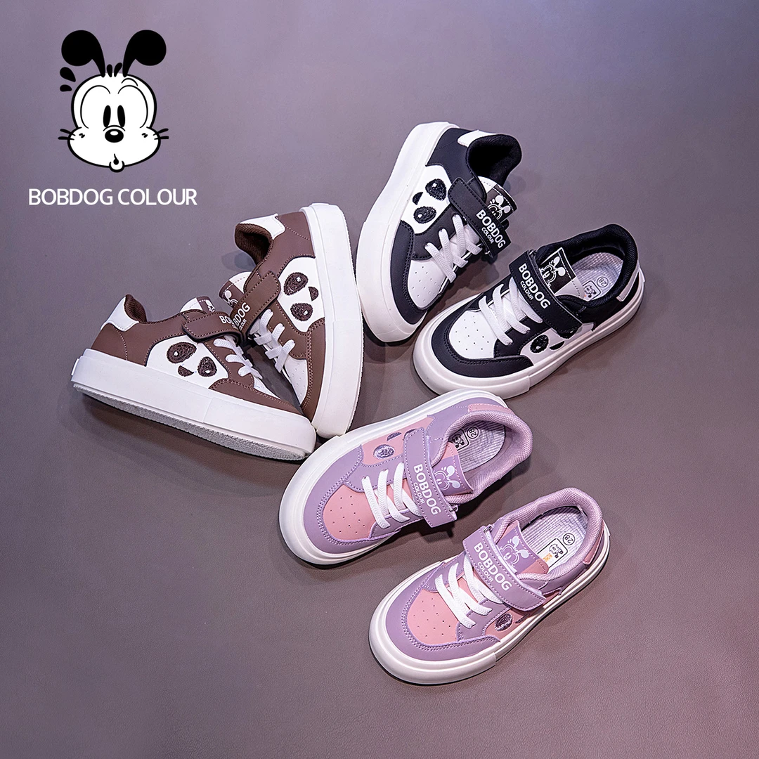 巴布豆2024春季新款巴布豆板鞋儿童软底中大童百搭0218