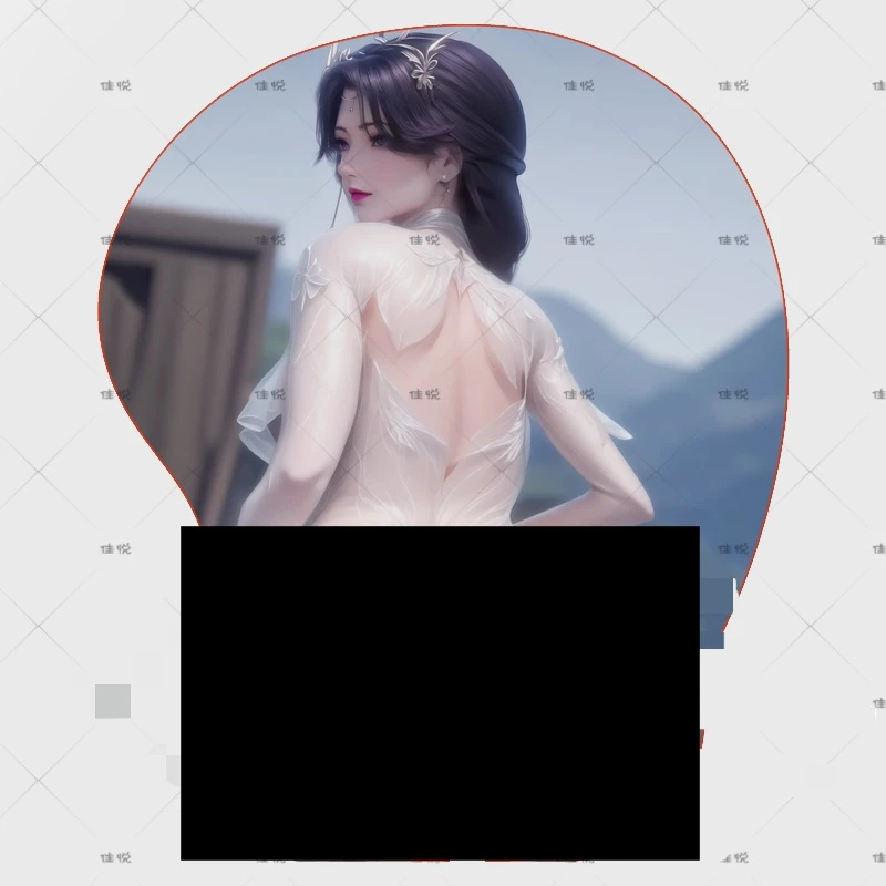 云曦专业立体鼠标垫ai蓝牙高清美杜莎焰灵姬小舞斗罗大陆月婵云韵