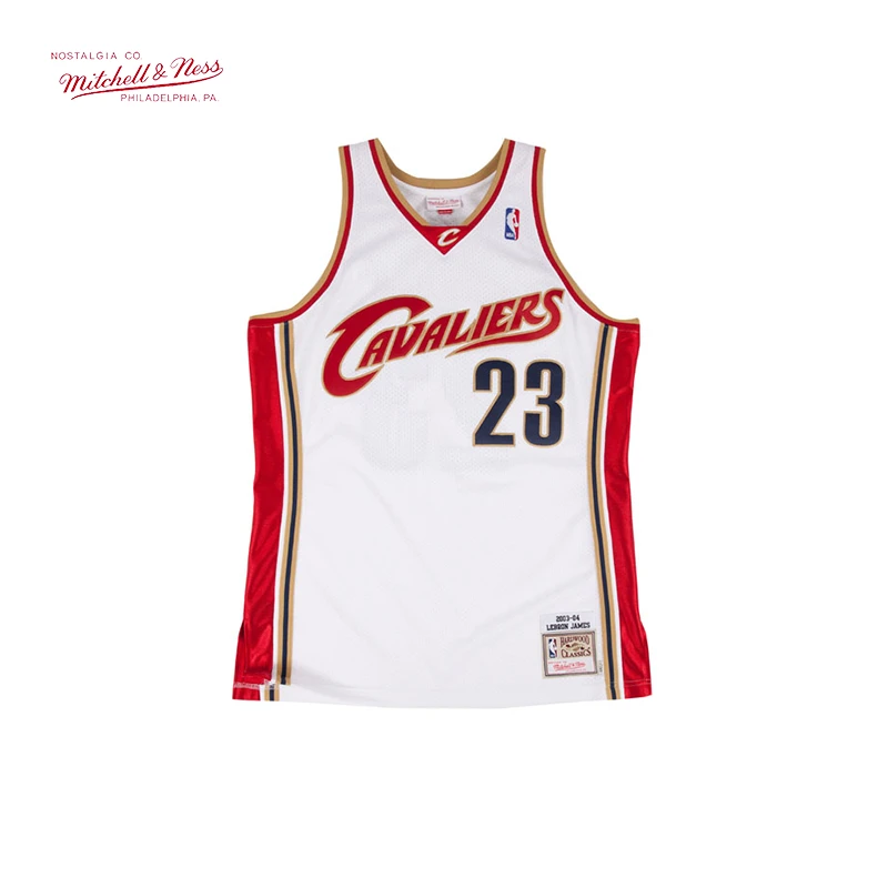 Mitchell&Ness MN-NBA骑士詹姆斯03年AU复古球衣运动篮球服潮背心