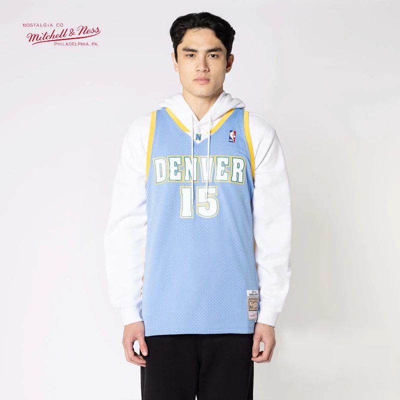 Mitchell&Ness MN-NBA掘金安东尼03年SW复古球衣运动篮球服背心B