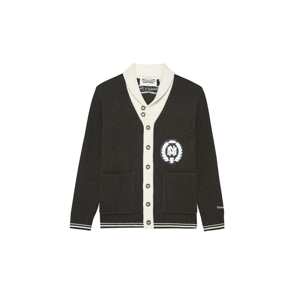 Mitchell&Ness-NBA联名中性青果领开衫毛线开衫