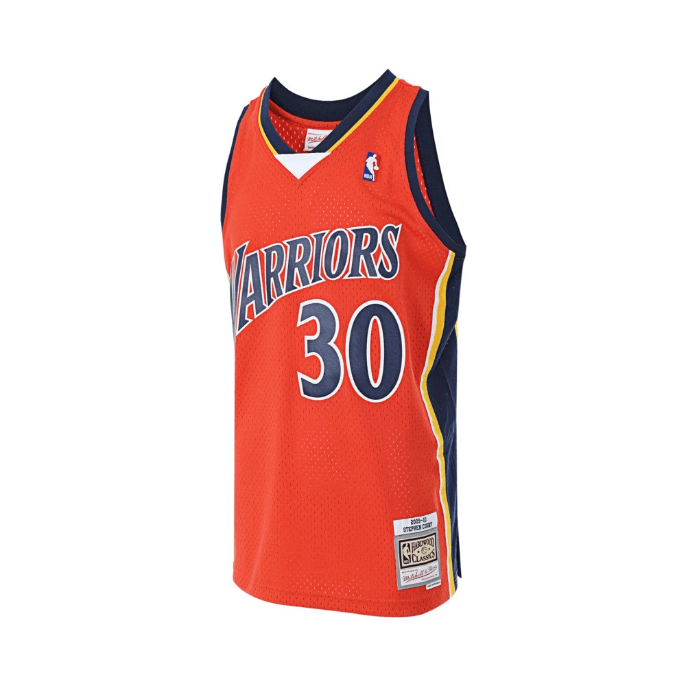Mitchell&Ness-勇士库里复古球衣09-10赛季SW球衣