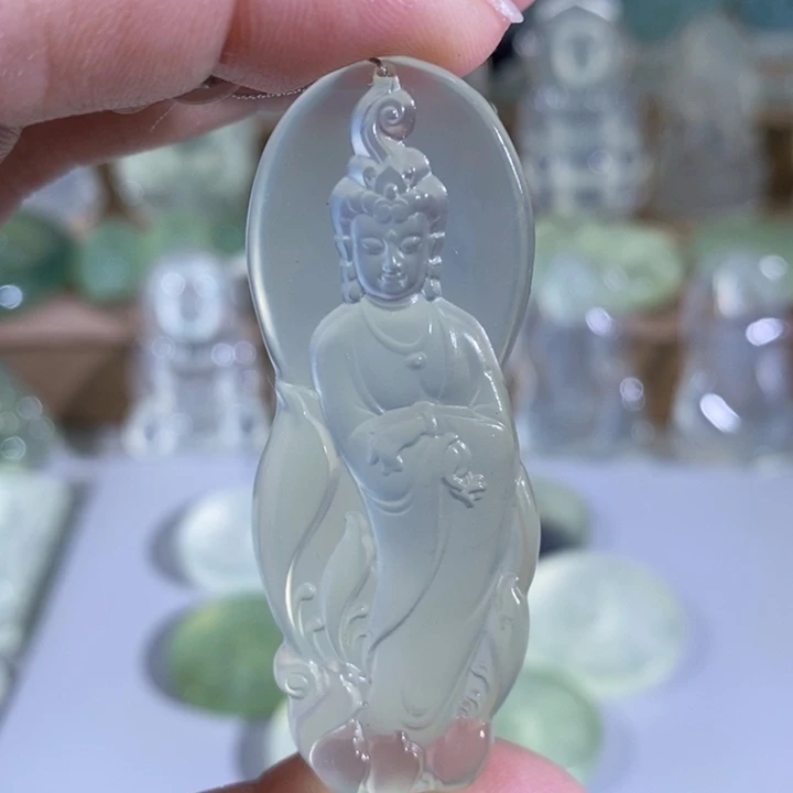 岫玉吊坠未镶嵌吊坠