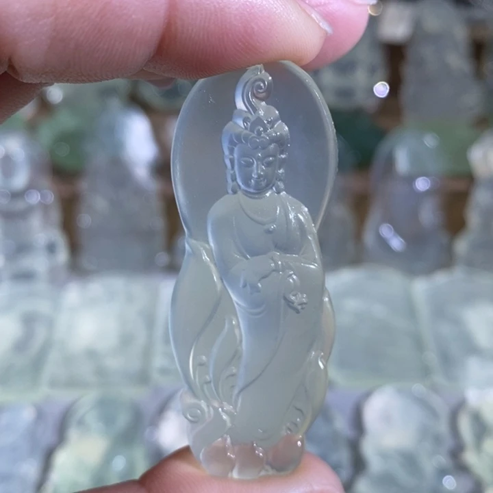 岫玉吊坠未镶嵌吊坠