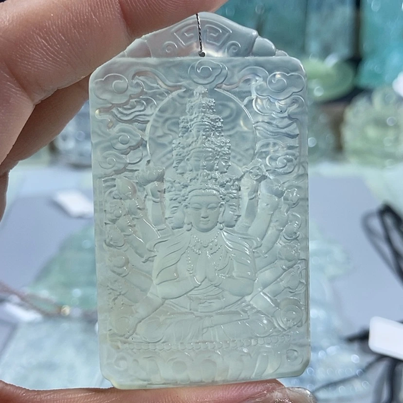 【闪购商品】定制岫玉吊坠未镶嵌V****