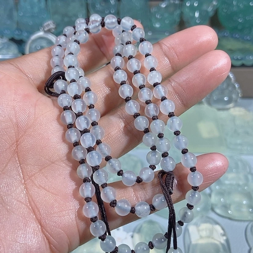 【闪购商品】定制岫玉珠链未镶嵌孟****哥