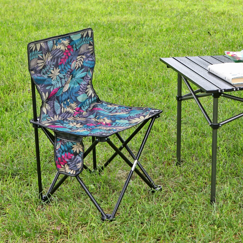 户外折叠椅野餐露营烧烤野外出游便捷式钓鱼椅美术专用椅户外用品