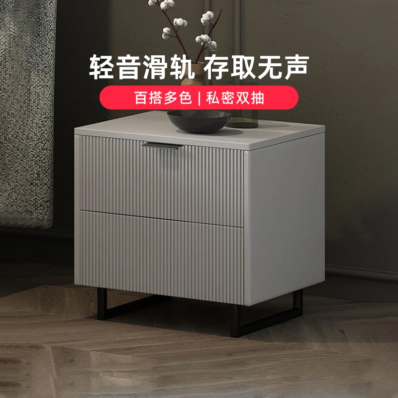 【洛奇】喜临门家用客厅百搭简约储物柜子实木置物创意卧室床头柜