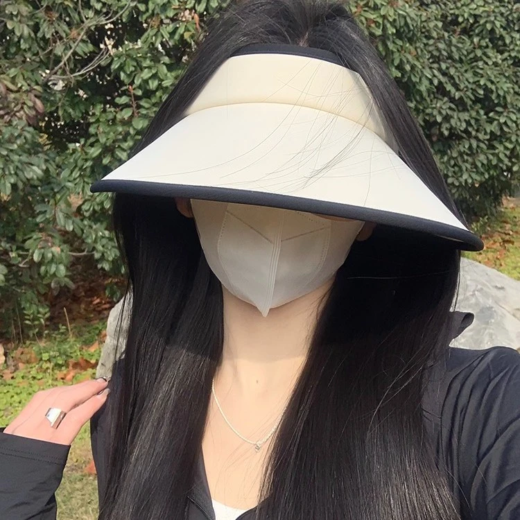 xf studio 【可折叠零感帽】防紫外线空顶帽轻巧不勒头户外帽