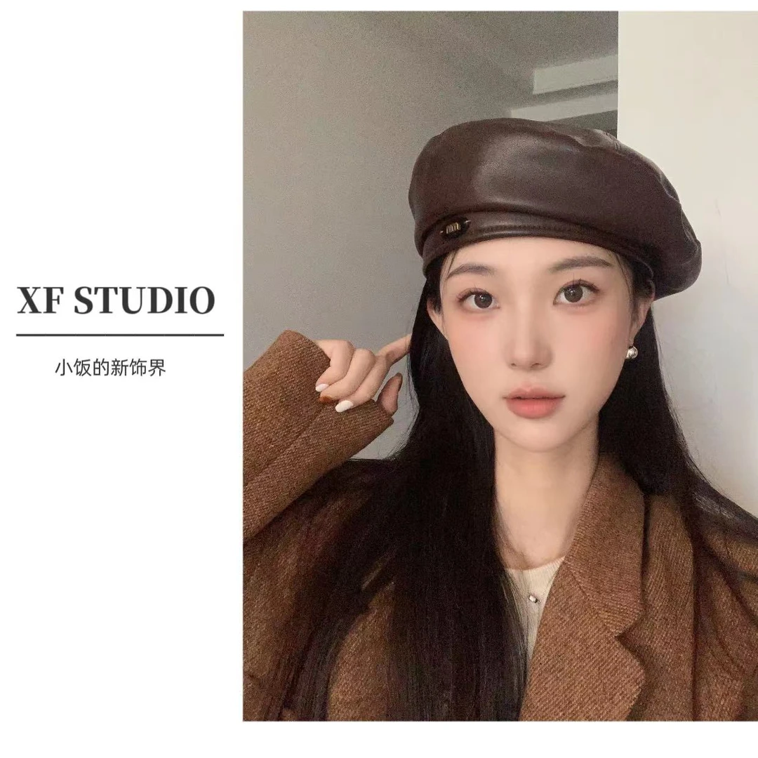 【xf studio】2023新款百搭显脸小气质秋冬气质nim帽