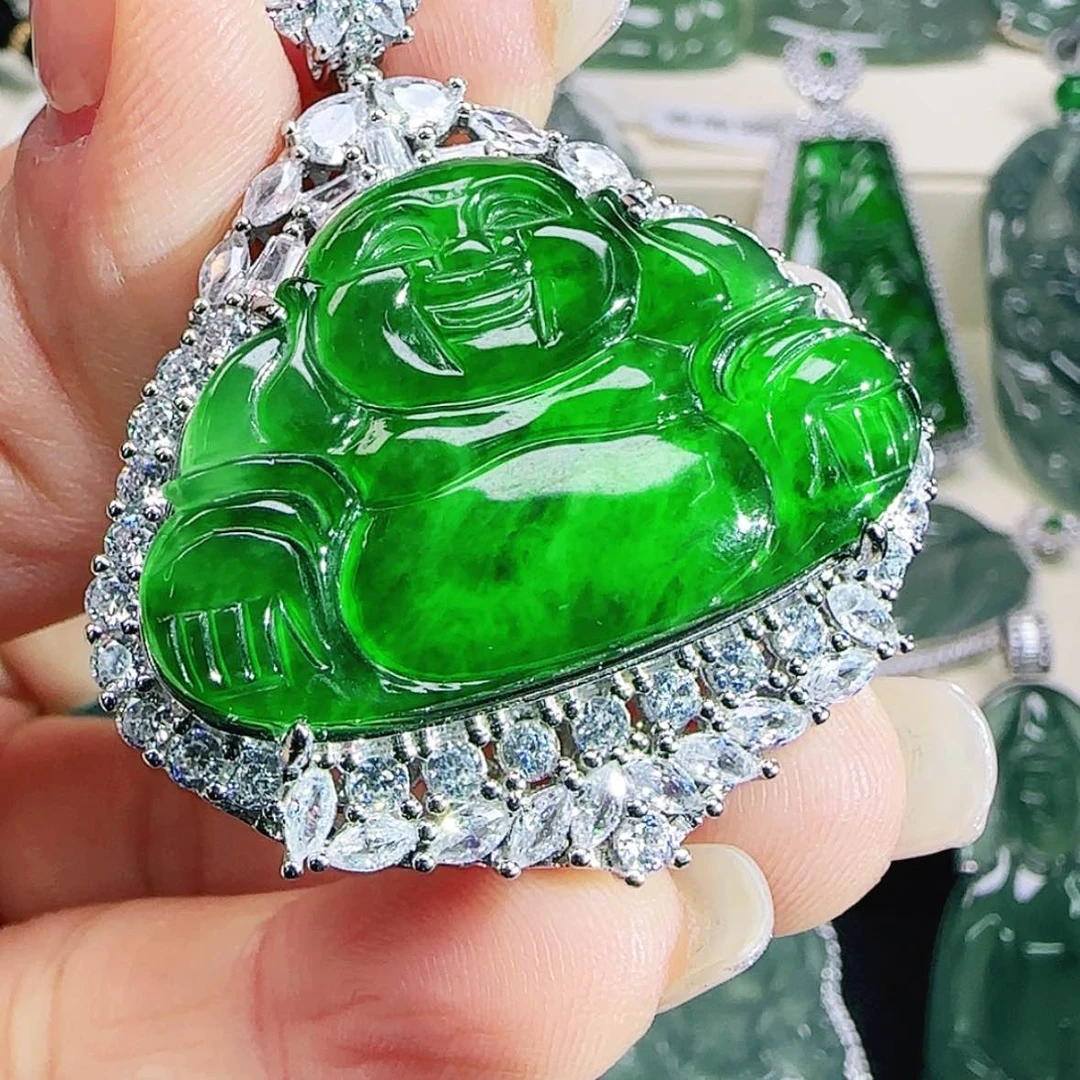 【闪购商品】翡翠颈饰银S925镶嵌