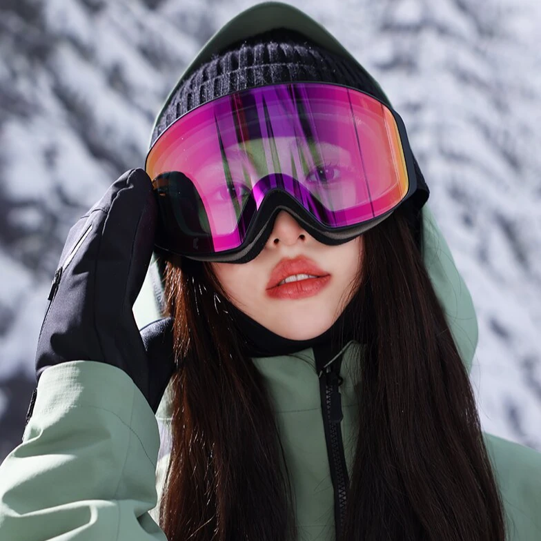 COSONE滑雪镜防雾防紫外线变色柱面雪镜更贴合国人头型高清护目