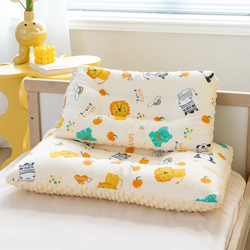 婴儿枕头儿童枕芯家用助眠宝宝小枕芯1-2-3-6岁宝宝定型枕豆豆枕