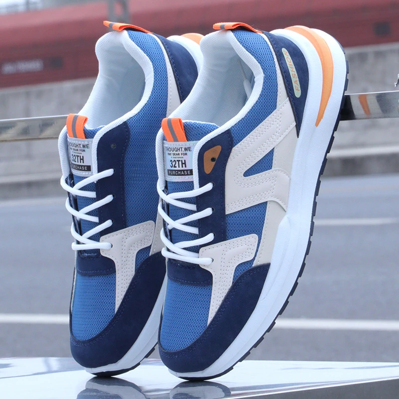 男士夏季透气网面鞋男鞋2024新款运动休闲鞋百搭韩版潮流学生板鞋