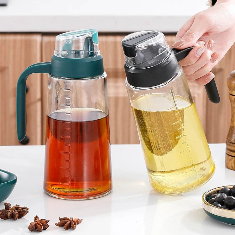 【宠粉】家用防漏大容量酱油瓶厨房用油醋瓶自动开合油壶调味装油
