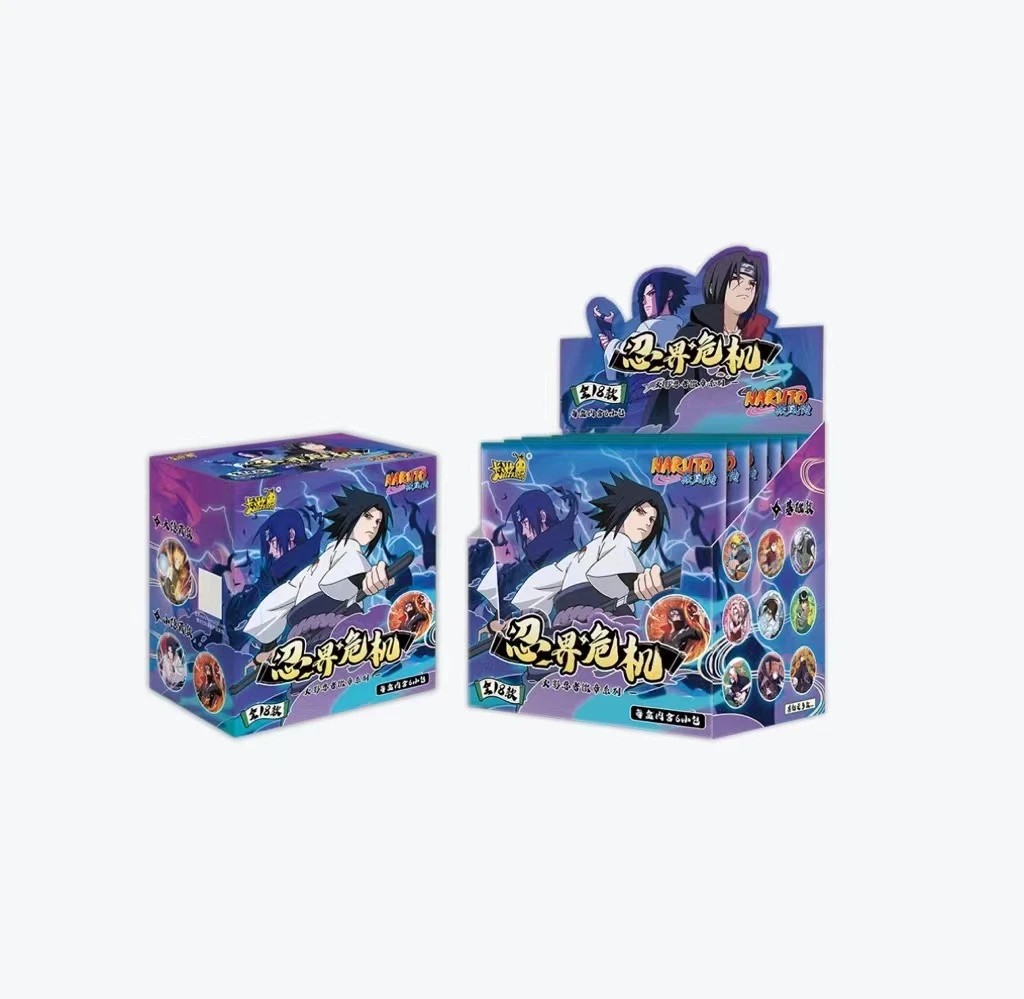 卡游【火影忍者】忍界危机马口铁徽章吧唧动漫系列盲盒正版