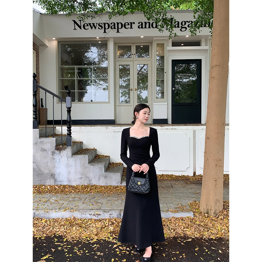 EIA一尧【爱神日记】法式复古气质高级感连衣裙温柔优雅设计长裙
