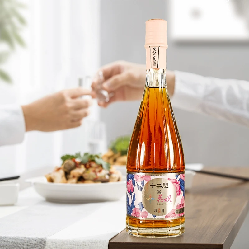 玫瑰黄酒八年陈酿无添加手工酿造680ml礼盒装非绍兴黄酒非女儿红