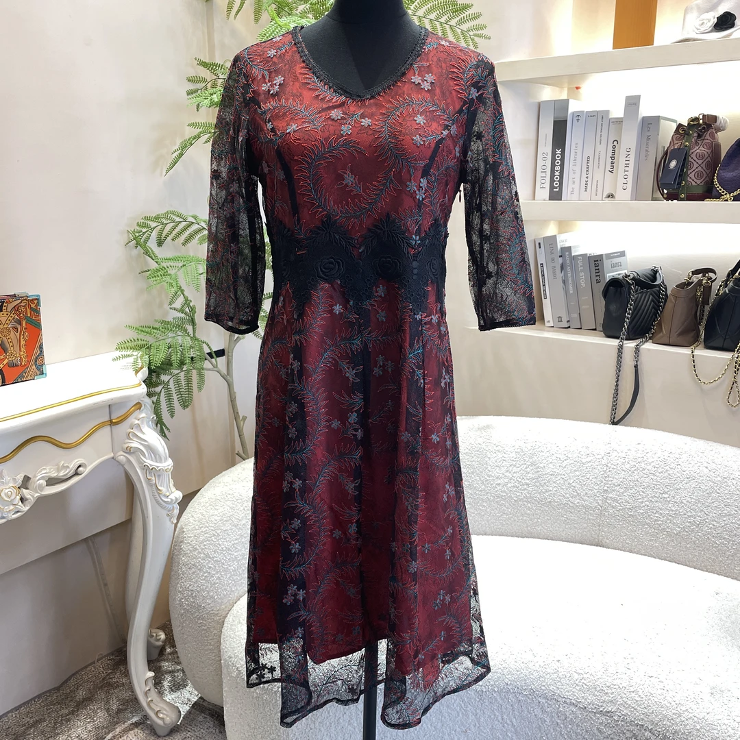 202-8007E-03 尚家台湾设计师女装连衣裙D