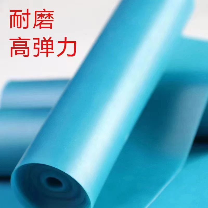 2212透明蓝扁皮筋高弹力耐用型皮筋