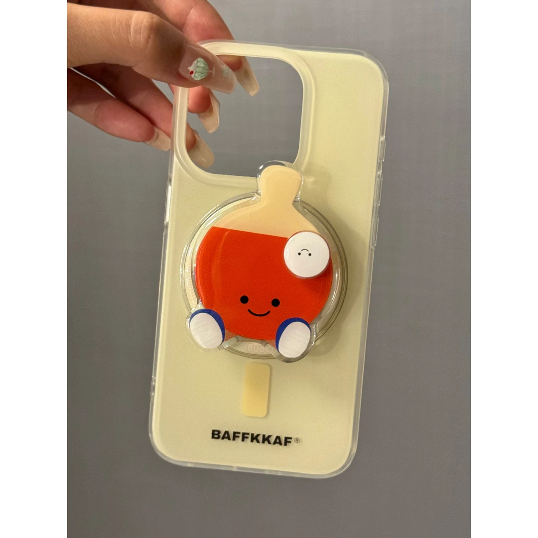 适用iphone15promax磁吸支架14pro创意13pro可爱风12手机壳