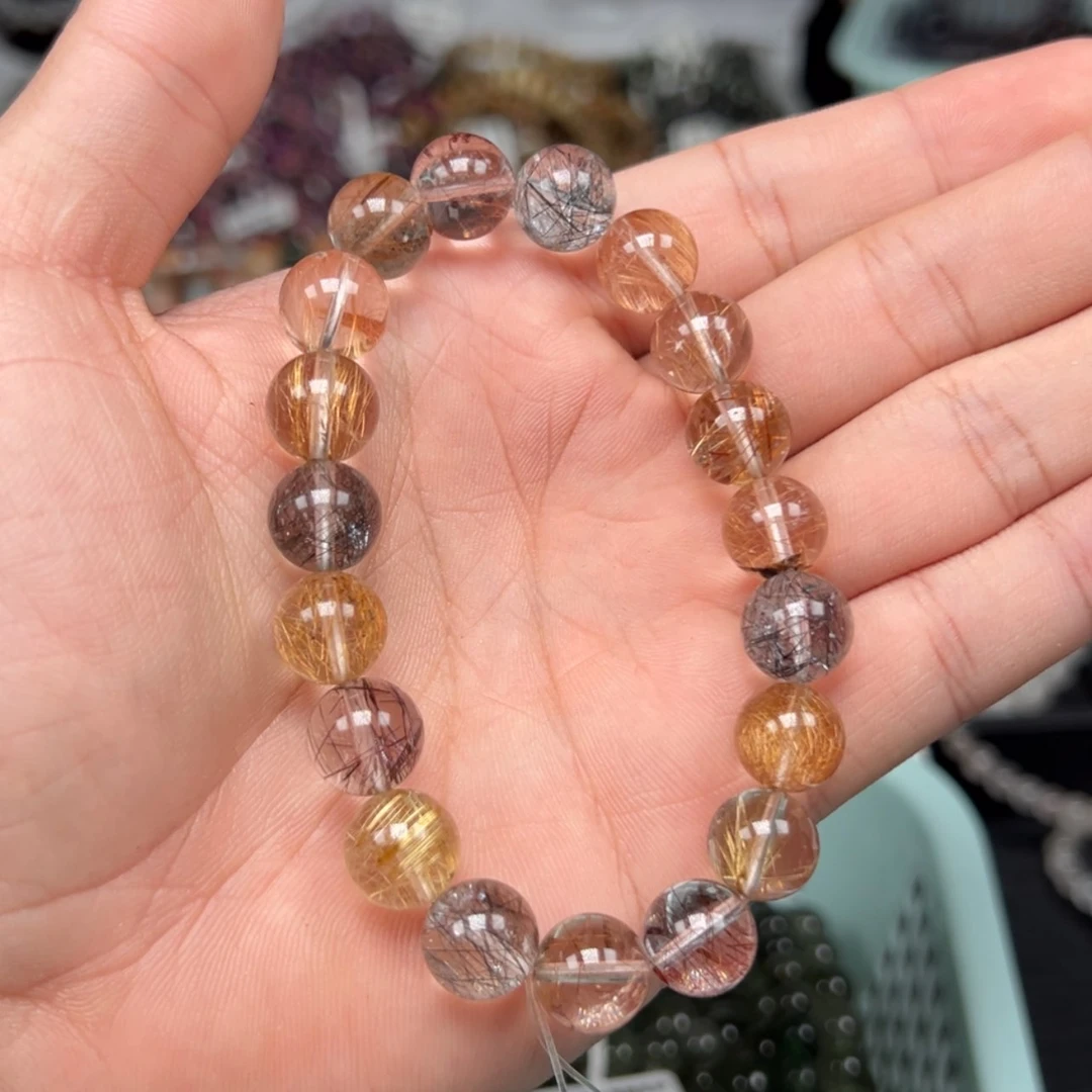 【闪购商品】水晶手链未镶嵌豚*子彩发32