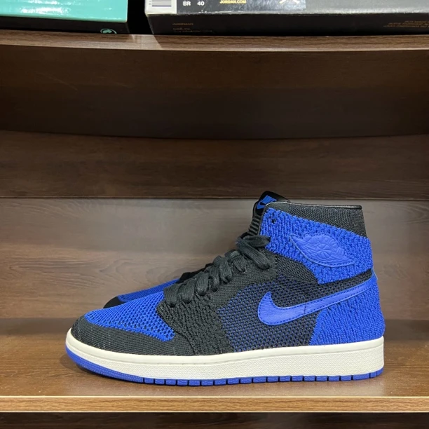 aj1黑蓝编织42.5码 无盒 穿两次